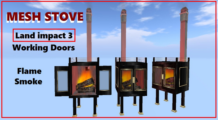 MESH STOVE 1912b (BOXED) Low prim