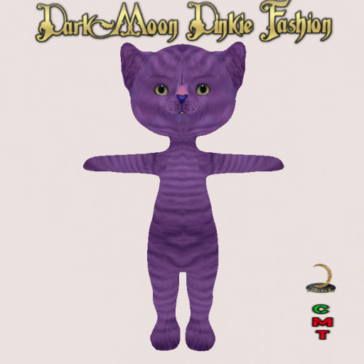 *DarkMoon Dinkie Fashion Wolf Purple Skin