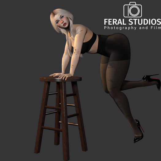Feral Poses - Stool 2