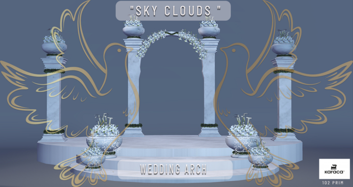 KARACA  -WEDDING ARCH  "SKY CLOUDS "