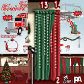 13. Sese & PA - Christmas Cocola - Curtain Green