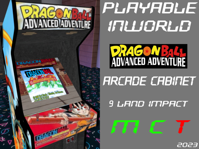 Playable Arcade Cabinet - Dragon Ball Advanced Adventure