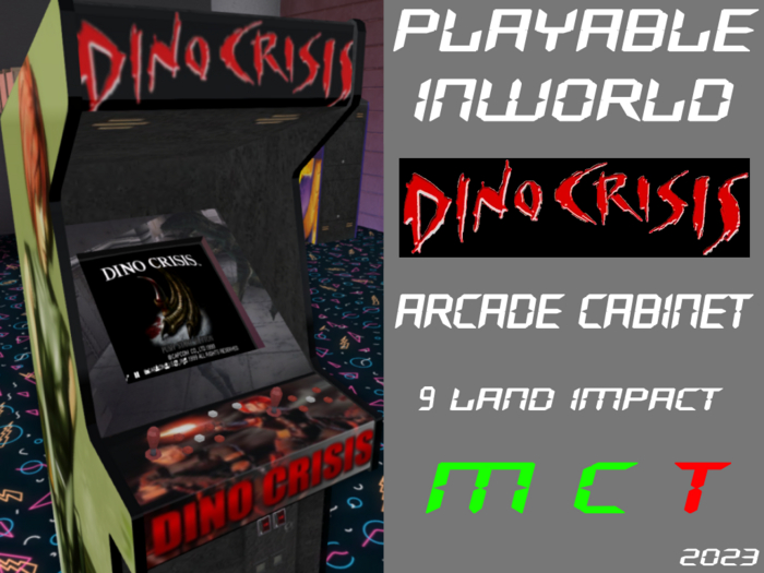 Playable Arcade Cabinet - Dino Crisis