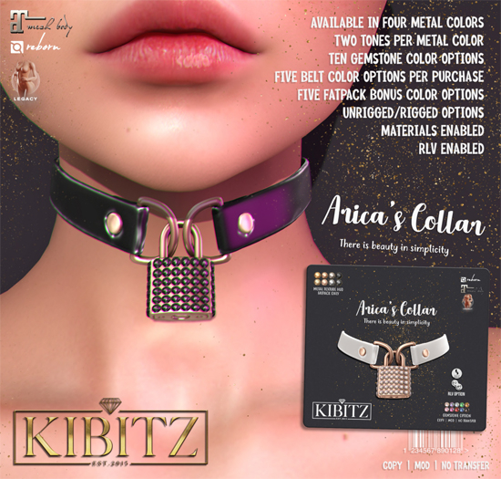 Kibitz - Arica's collar - copper