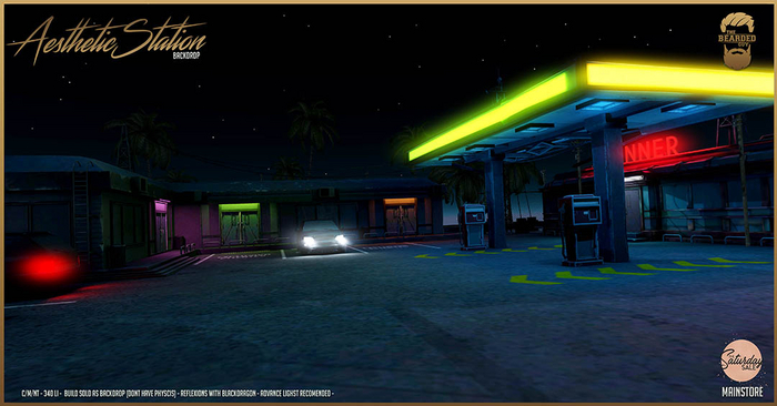 Aesthetic Station Backdrop V1 - The Bearded Guy