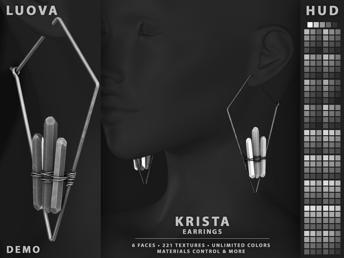 Luova // Krista // Earrings // DEMO