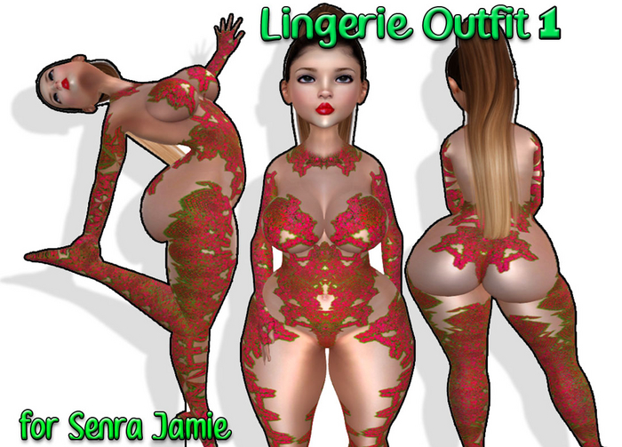 Christmas Lingerie Outfit1