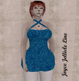 Bleu Foliage Dress