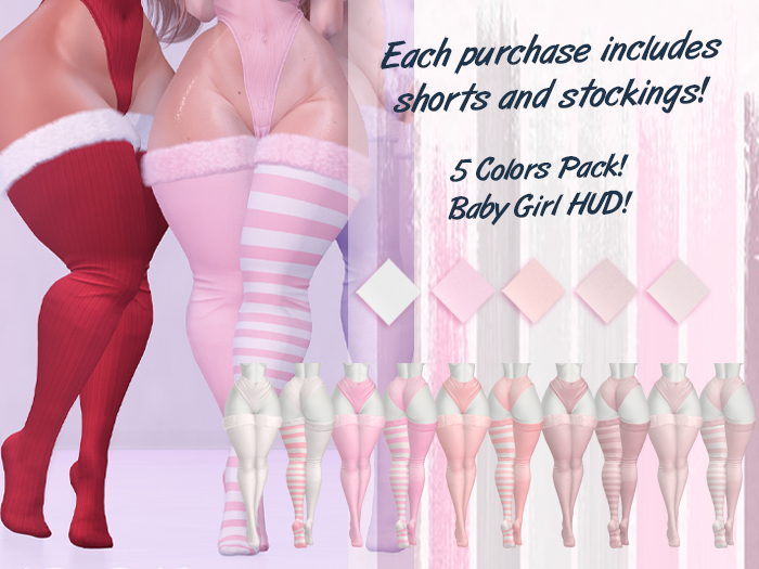 Lunar - Yuki Shorts & Stockings - Baby Girl