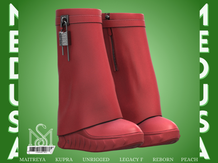 EC' MS X SAMANTA BOOTS RED