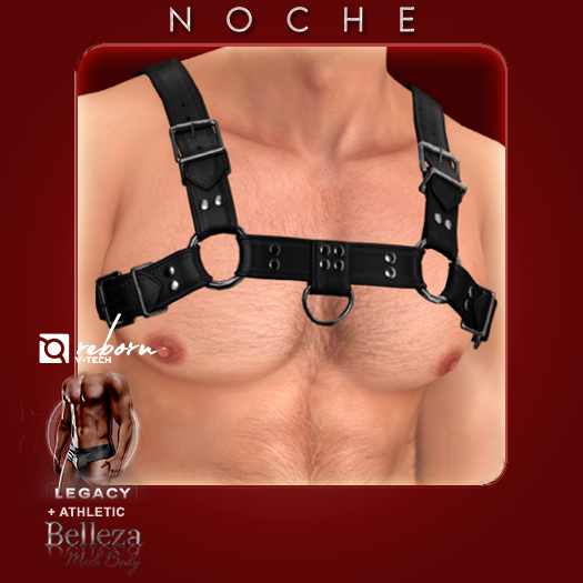 NOCHE. Baxton Harness Black