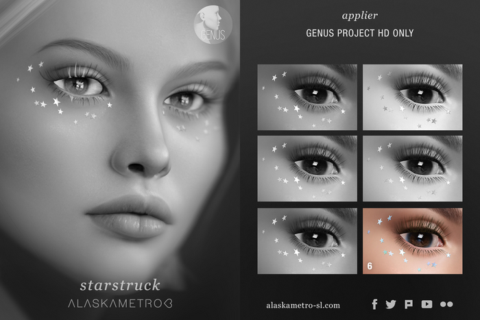 "Starstruck" under eye glitter TESTER | Genus Project HD Applier
