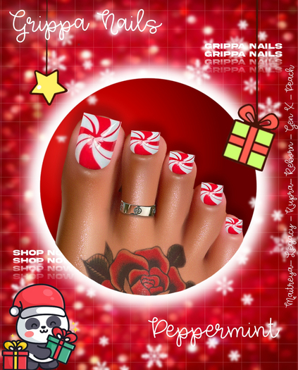 Grippa Pedi:: Peppermint Set