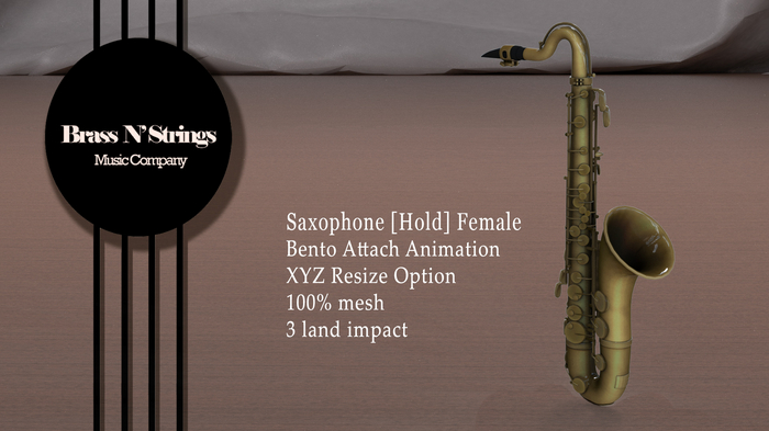 Saxophone Hold Female