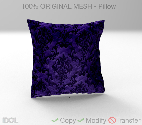Violet Velvet IDOL Pillow
