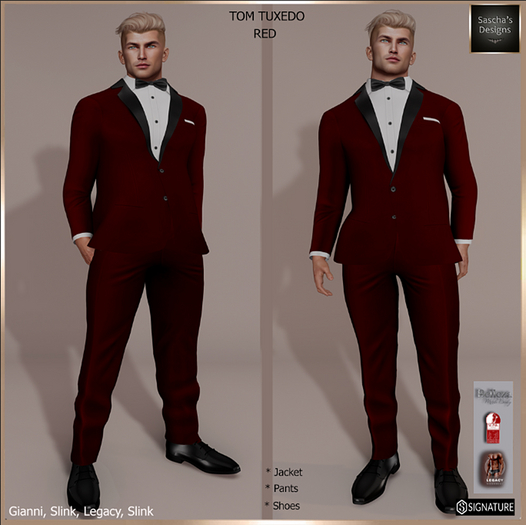 SAS - Tom Red Tuxedo 