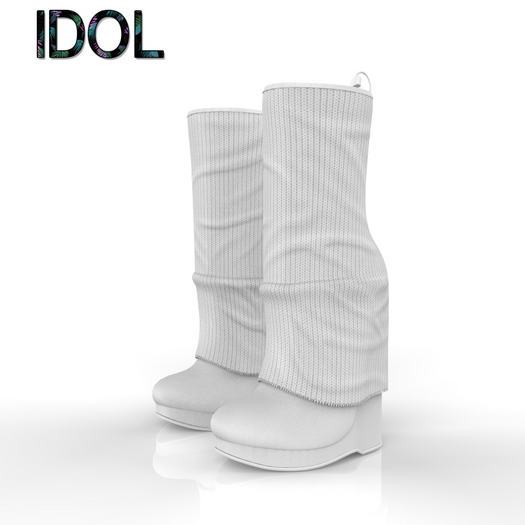 White Warm Boots