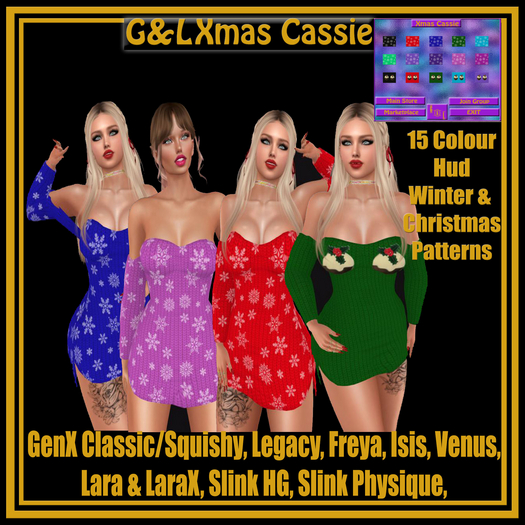 G&L CASSIE XMAS DRESS
