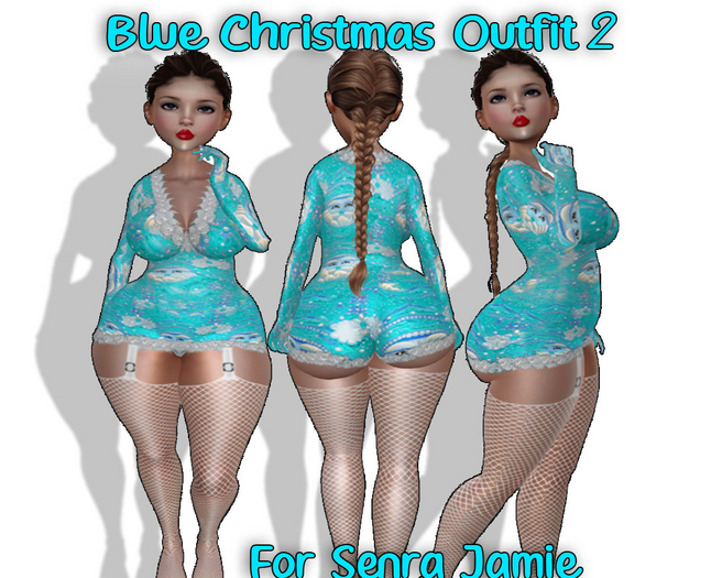 Blue Christmas Outfit2