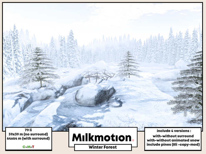 (Milk Motion) winter forest 