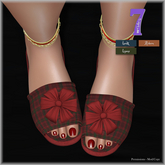 <7w> Lazy Day Slippers w/Bow - Reborn