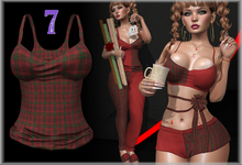 <7w> Lazy Day Asymmetrical Tank - Free DEMOs ~LaraX, Reborn, Waifu, Legacy, Senra Jamie~