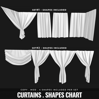 Second Life Marketplace - [BL] Curtains set 1 - forest
