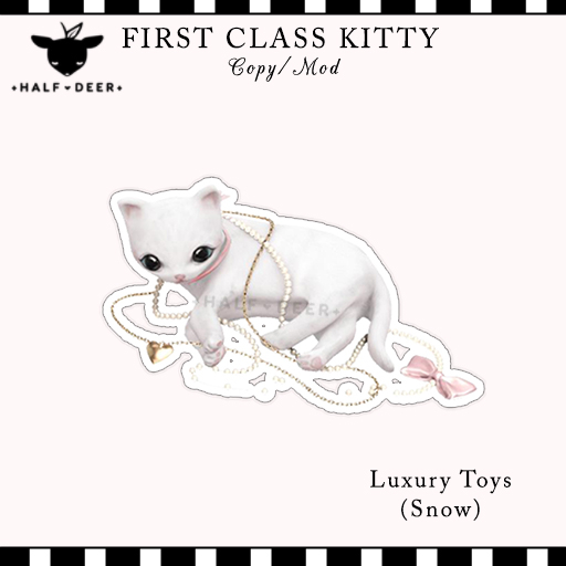 +Half-Deer+ First Class Kitty - Luxury Toys - Snow