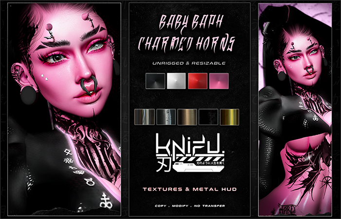 KNIFU. Baby Baph Charmed Horns