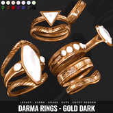 [BL] Darma rings // gold dark