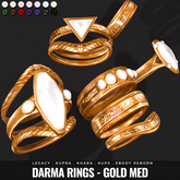 [BL] Darma rings // gold med
