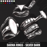 [BL] Darma rings // silver dark