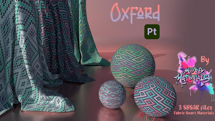 ! More Material ~ Seamless 3D Texture ~ Oxford Weave