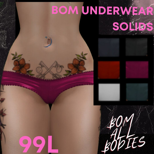 Vividly - BOM Underwear Solids