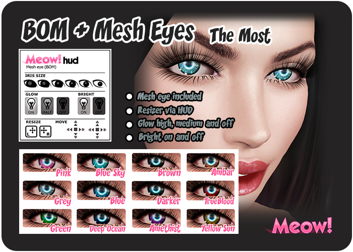 {Meow!} BOM eyes - The Most