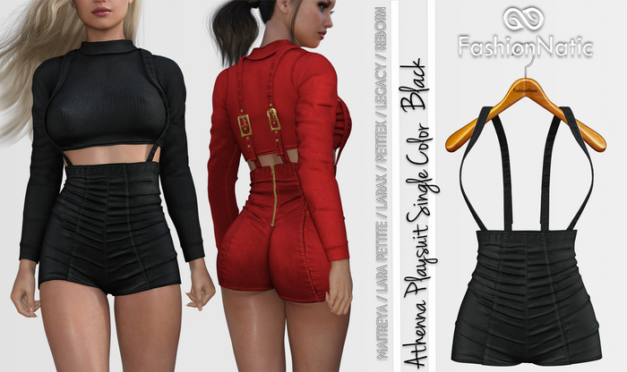 Shorts Athenna Black - FashionNatic