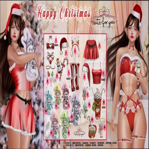 16  -CUTE FOR YOU - CHRISTMAS- RARE