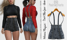 Shorts Athenna Dark Blue Denim - Jeans - FashionNatic