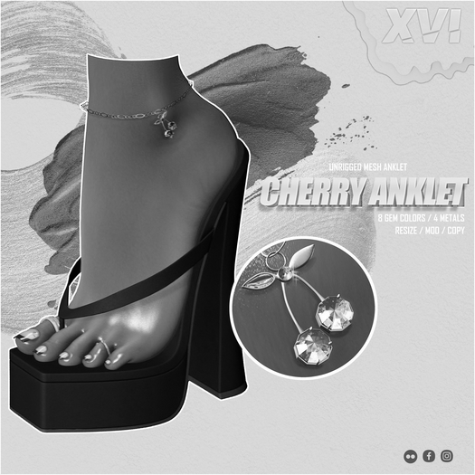 XVI - Cherry Anklet / DEMO