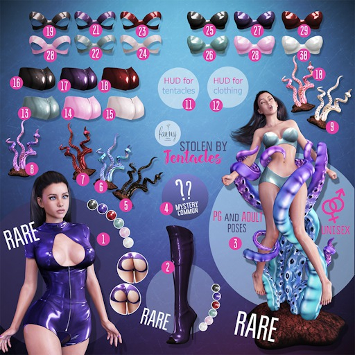 Fawny - Stolen by Tentacles.Heels RARE