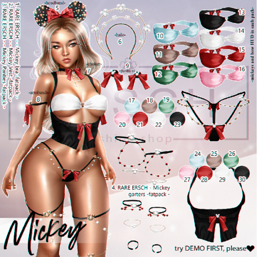 ERSCH - Mickey {Kupra} RARES Set + Accesories