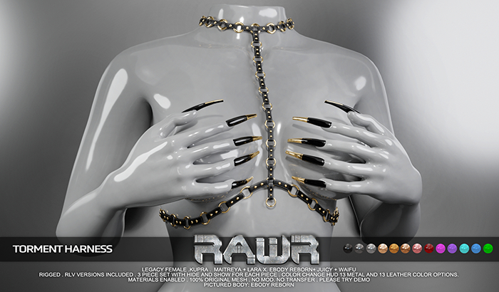 RAWR! Torment Harness (add me)