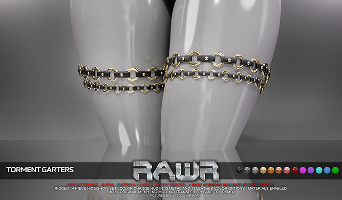 RAWR! Torment Garters DEMO (add me)
