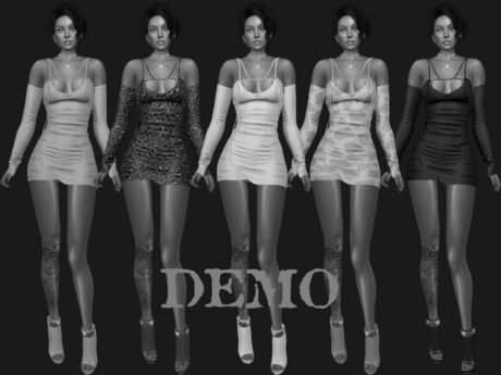 Second Life Marketplace - DEMO [MTC] Xoey Set Megapack
