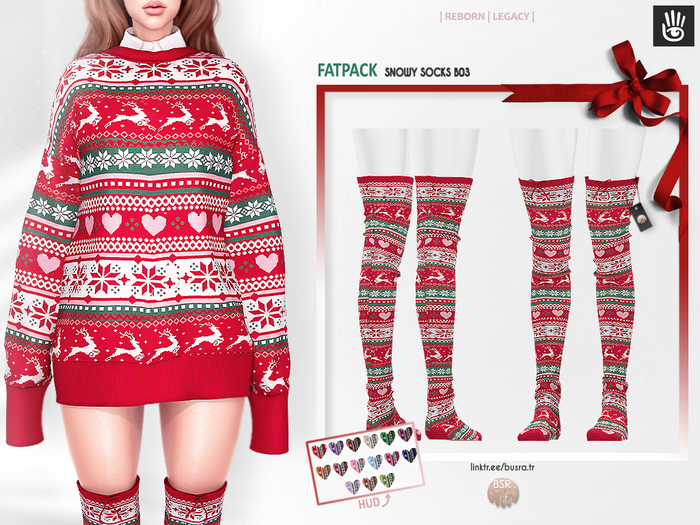 Promo Xmas Snowy Socks B03 FATPACK 