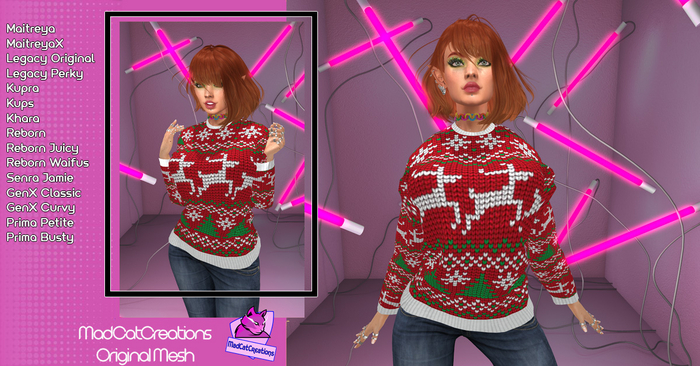 MCC - woman - christmas wonderland sweater - single