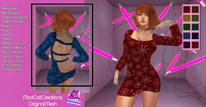 MCC - woman - snowflake naughty dress w HUD