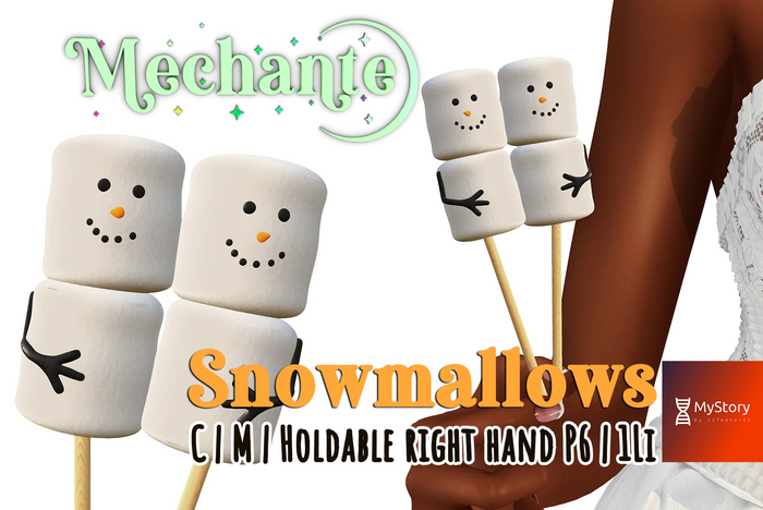Second Life Marketplace - [Mechante] Snowmallows - MyStory included