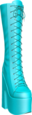 May24 - Evalina Boots Dark Cyan - Maitreya, Legacy, Inithium Kupra, Ebody Reborn, Kalhene Erika