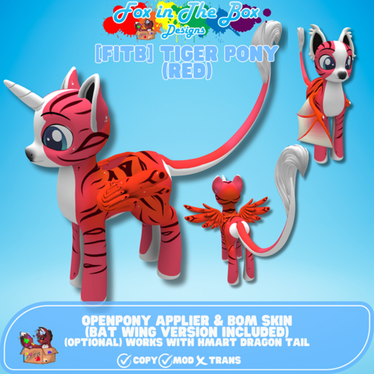 [FITB] Tiger Pony Red